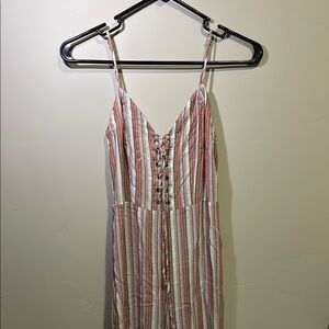 Striped Spaghetti Strap jumpsuit!